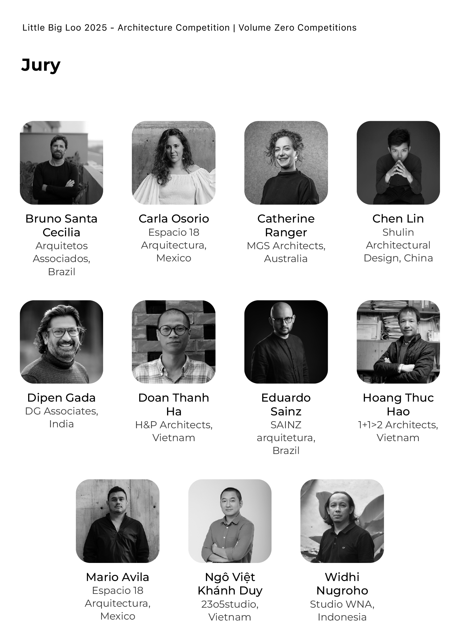 Little Big Loo 2025 Architecture Competition | Volume Zero Com